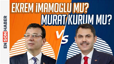 Habertürk TV မှ Ekrem İmamoğlu ၊ Murat Kurum ကို ပွတ်သပ်မေးမြန်းခဲ့သည်။